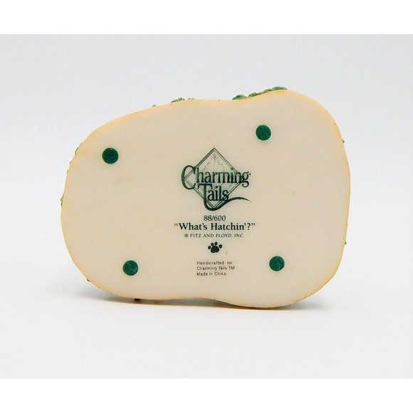 Charming Tails What's Hatchin Mouse Chicks Cracked Eggs 88/600 Fitz And Floyd - Picture 7 of 10